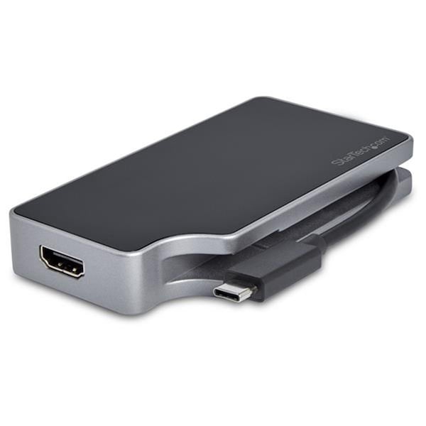 Ezgeneration 4-in-1 60Hz 95W Power USB-C Multiport Video Adapter Space Gray EZ3746069 - main